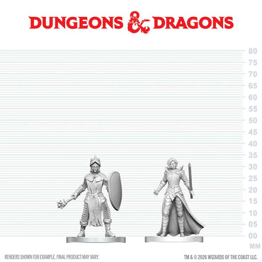 Nolzur's Marvelous Miniatures - Black Gauntlet & Zhentilar Paladin of Bane