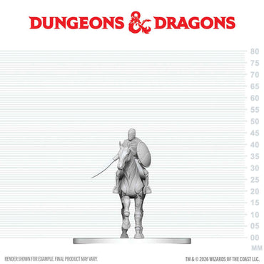 Nolzur's Marvelous Miniatures - Nimblewright Steed with Rider