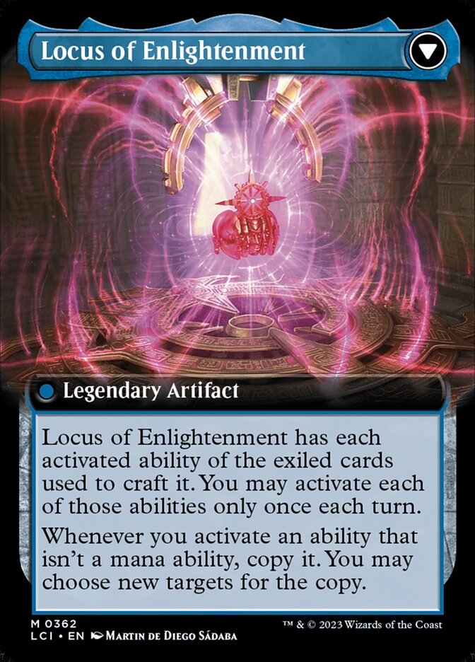 The Enigma Jewel // Locus of Enlightenment (Extended Art) [The Lost Caverns of Ixalan]