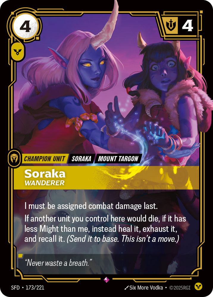 Soraka, Wanderer (Spiritforged - 173-221)