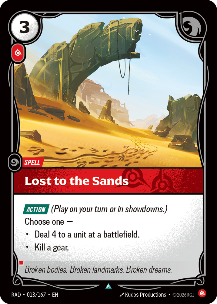 Lost to the Sands (Radiance - 013-167)