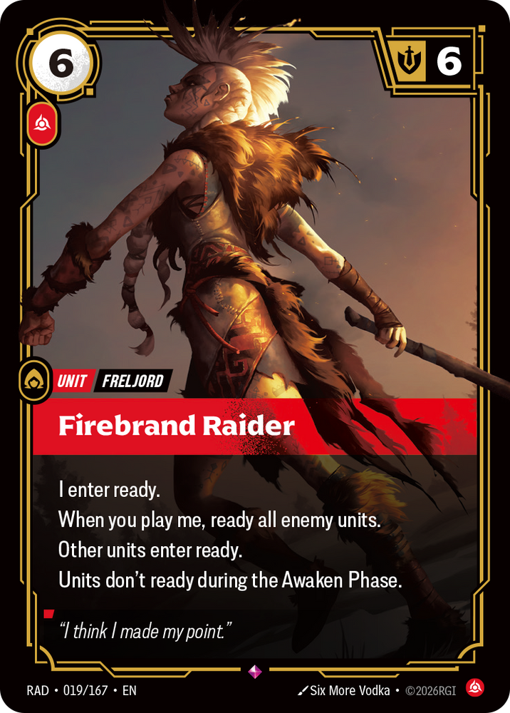 Firebrand Raider (Radiance - 019-167)