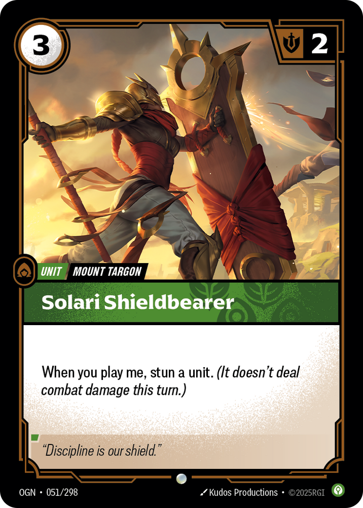 Solari Shieldbearer (Origins - 051-298)