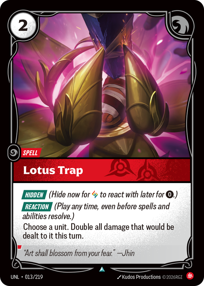 Lotus Trap (Unleashed - 013-219)