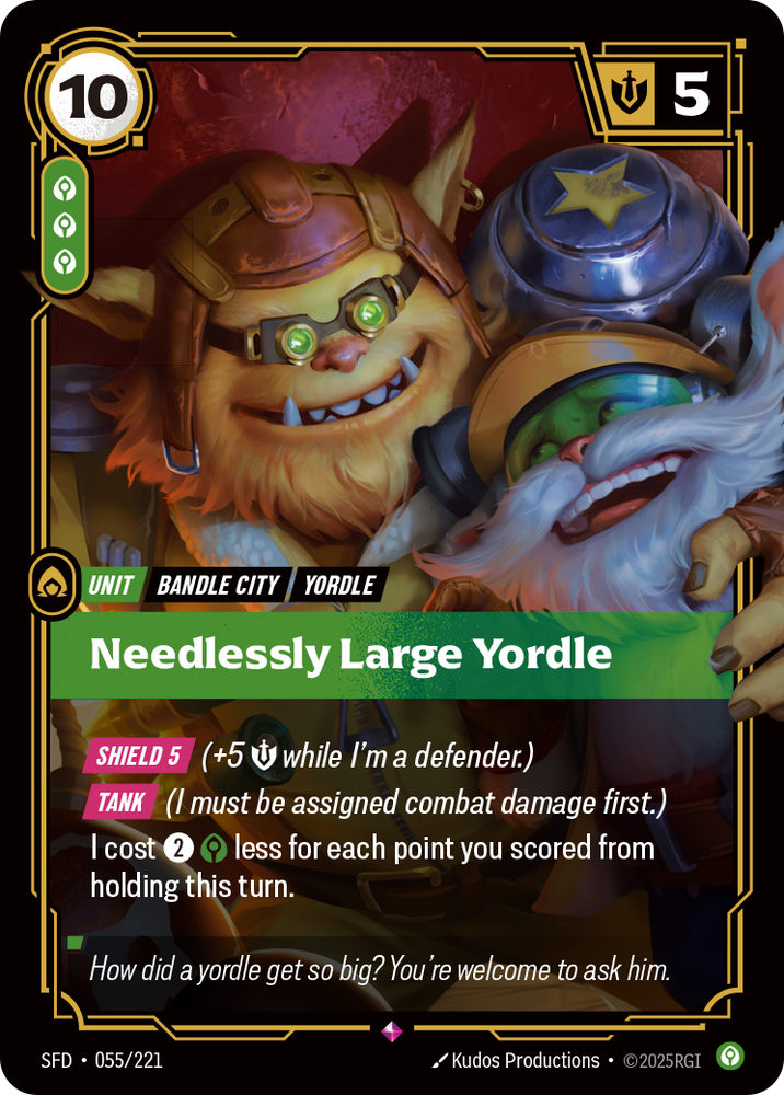 Needlessly Large Yordle (Spiritforged - 055-221)