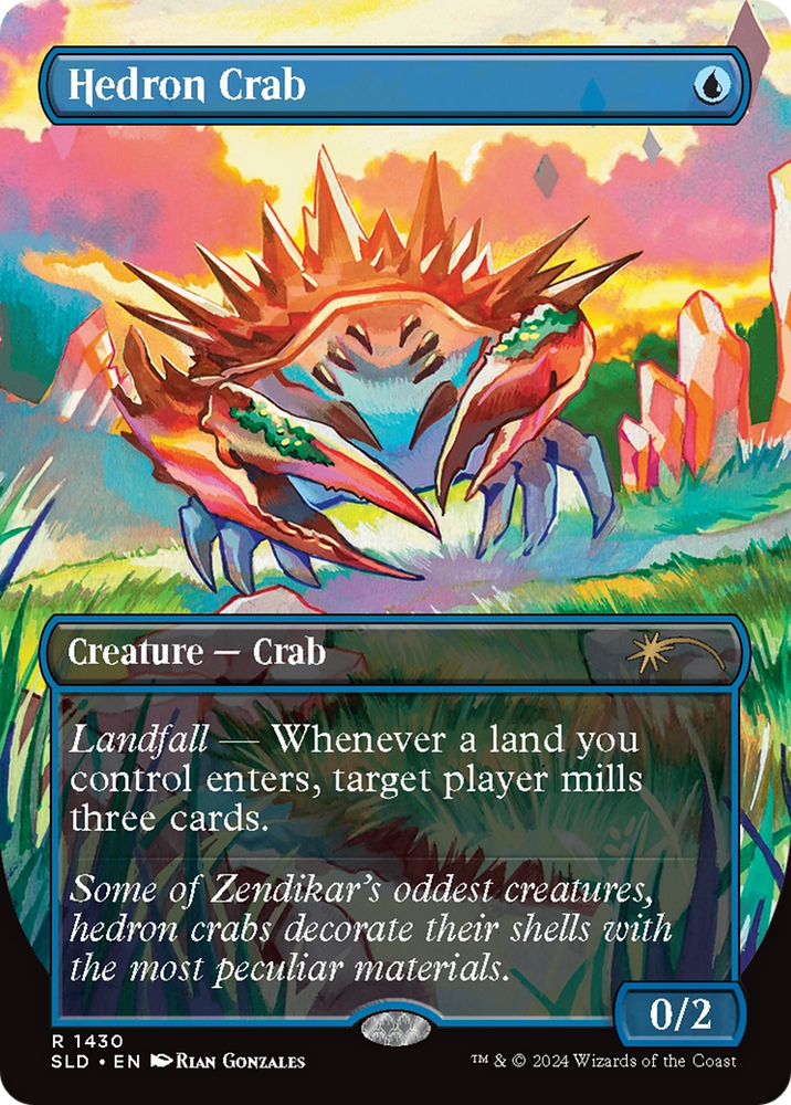 Hedron Crab (Rainbow Foil) [Secret Lair Drop Series]