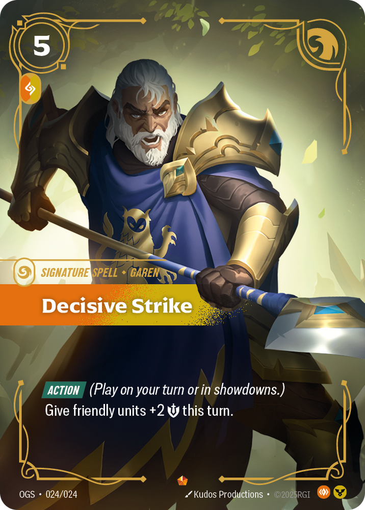 Decisive Strike, Garen (Proving Grounds - 024-024)