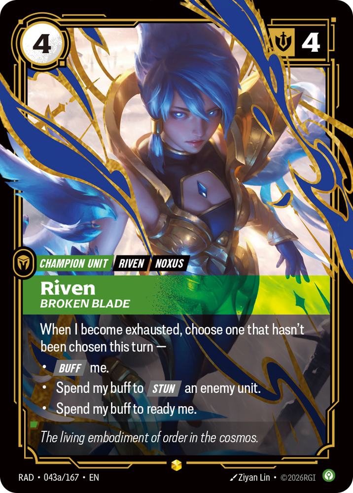 Riven, Broken Blade (Radiance - 043a-167)