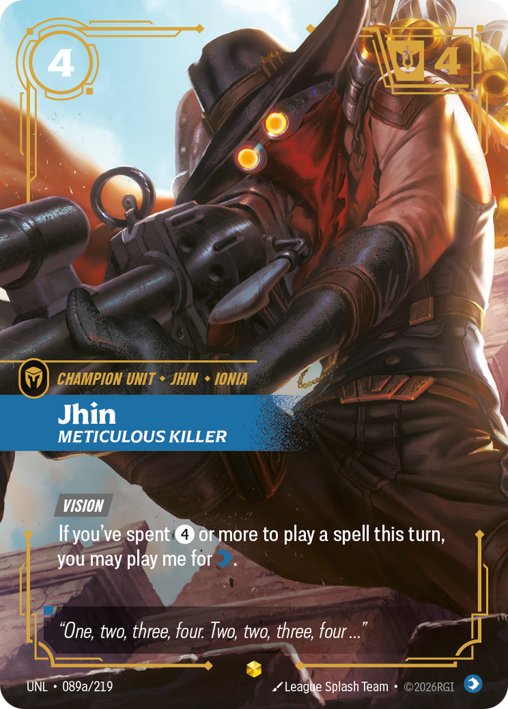 Jhin, Meticulous Killer (Unleashed - 089a-219)