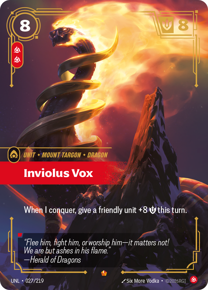 Inviolus Vox (Unleashed - 027-219)