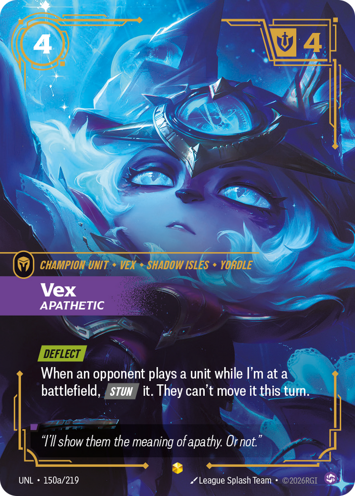 Vex, Apathetic (Unleashed - 150a-219)