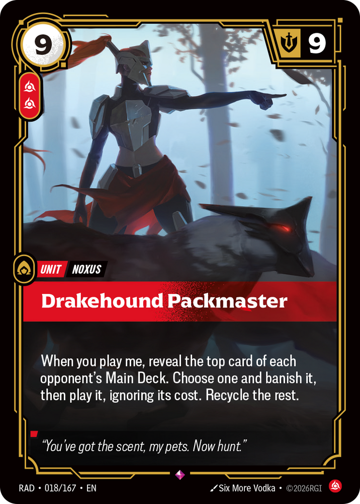 Drakehound Packmaster (Radiance - 018-167)