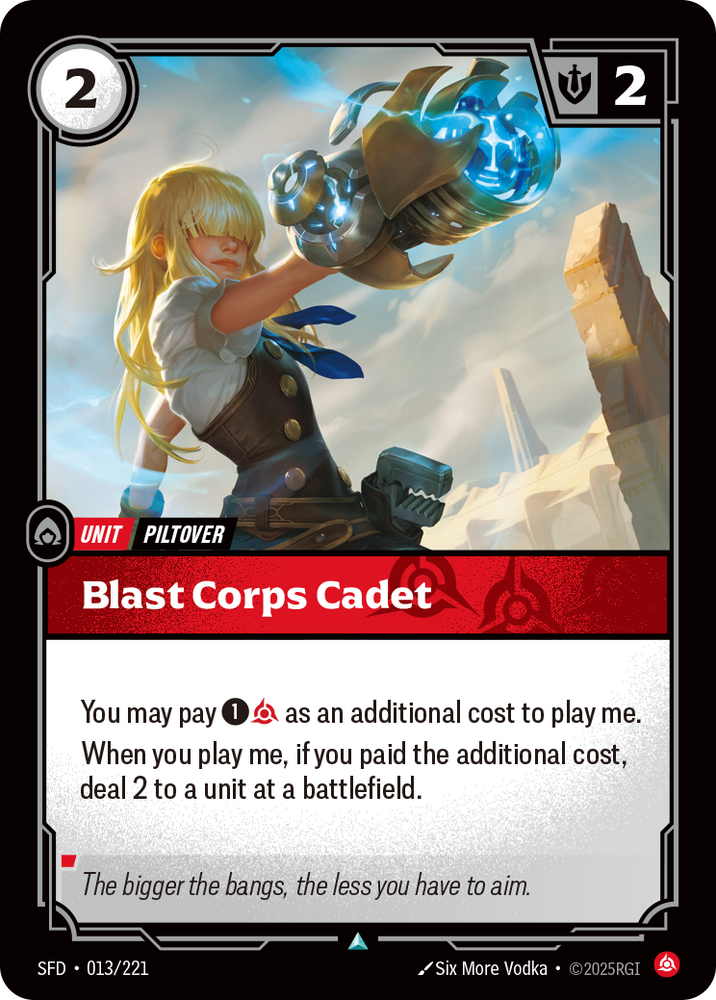 Blast Corps Cadet (Spiritforged - 013-221)