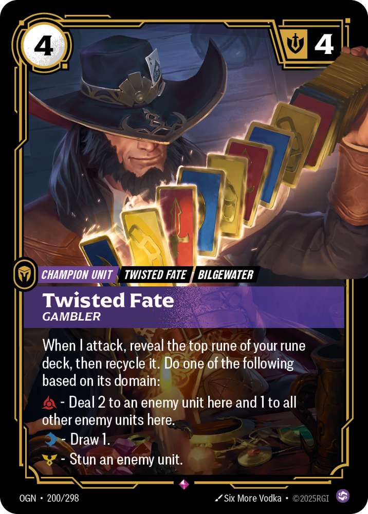 Twisted Fate, Gambler (Origins - 200-298)