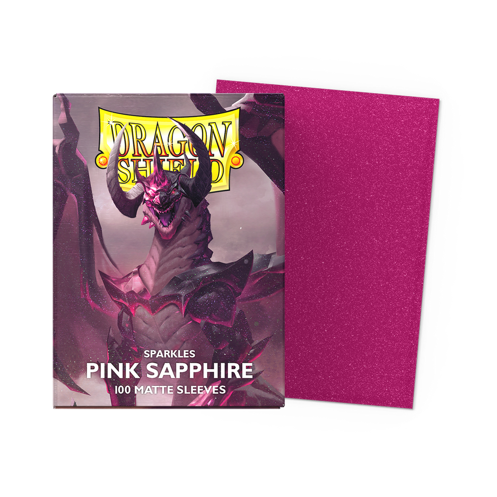 Sleeves - Dragonshield - Matte: Sparkles - Pink Sapphire