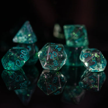 Dice - Misty Mountain Gaming - Dice - Bermuda Acrylic (7)
