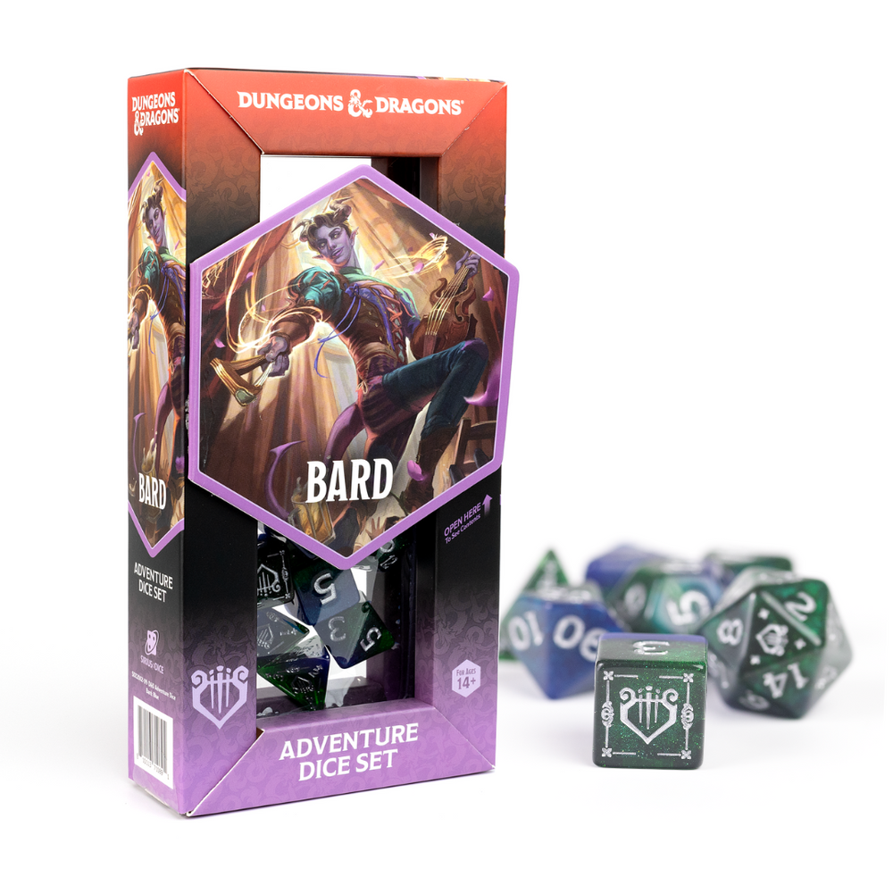 Sirius Dice - Dice Set -  D&D Bard Dice Set