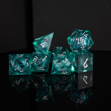 Dice - Misty Mountain Gaming - Dice - Forbidden Lake Liquid Core (7)