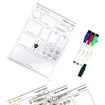 Enhance - Acrylic Character Sheets