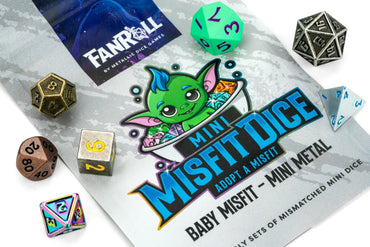 FanRoll- Misfit Dice- Baby Misfit Dice Set