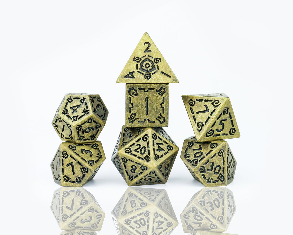 Dice - Sirius - Illusory Metal - Gold