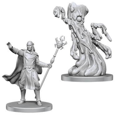 D&D - Minis - Nolzur's Marvelous Miniatures - Drow Mage & Yochlol