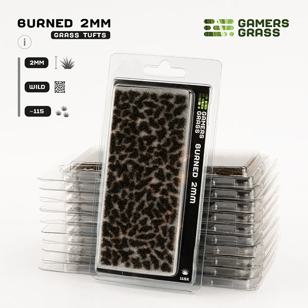 Gamers Grass Tufts: Burned 2mm - Wild