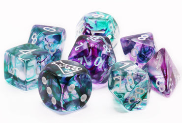 Chessex - Nebula Flourite/White (7)