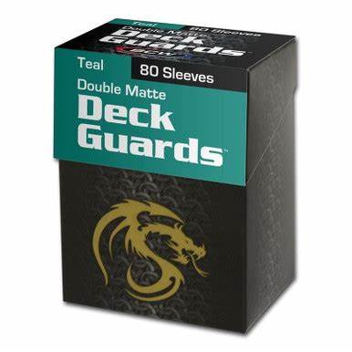 BCW - Double Matte - Deck Guards - (80) - Teal