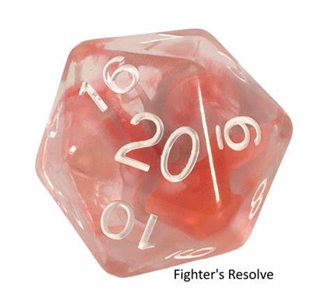 R4I - Dice - XL D20 - Fighter's Resolve