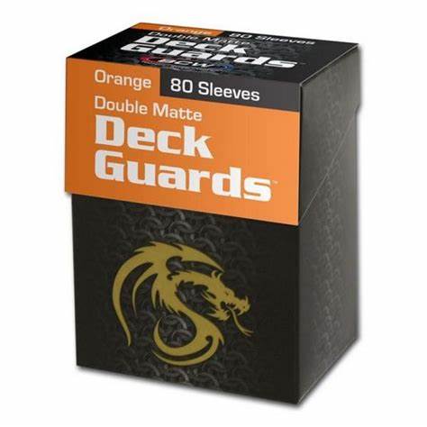 BCW - Double Matte - Deck Guards - (80) - Orange