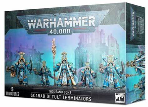 Warhammer - Thousand Sons - Scarab Occult Terminators