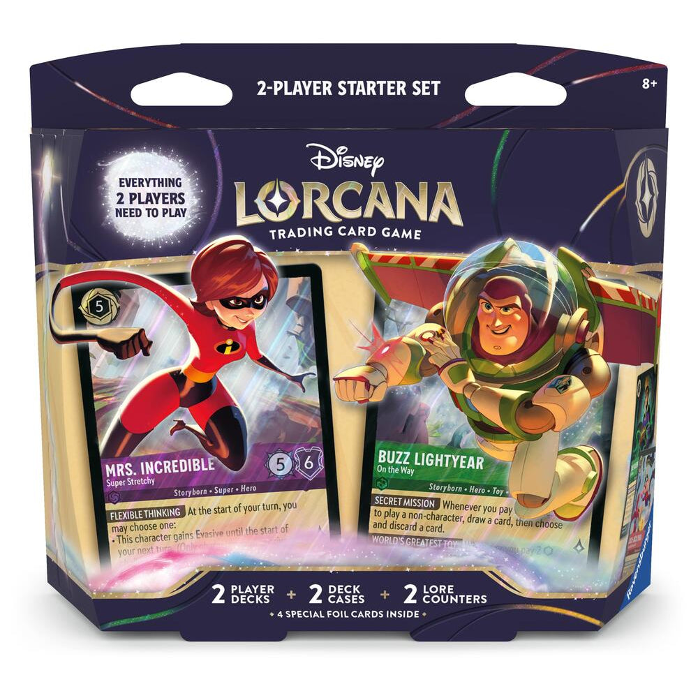 Lorcana - Mrs. Incredible VS. Buzz Lightyear 2 Player Starter Set