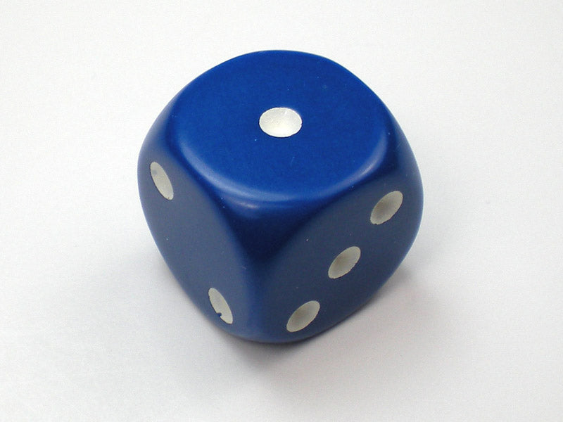 R4I - Dice - Opaque Dark Blue  - 6-Sided Dice (8)