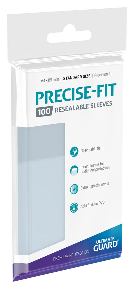 Ultimate Guard Precise-Fit Sleeves Standard Size (100) - Side-Loading