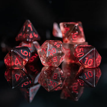 Dice - Misty Mountain Gaming - Dice - Vampira Acrylic (7)