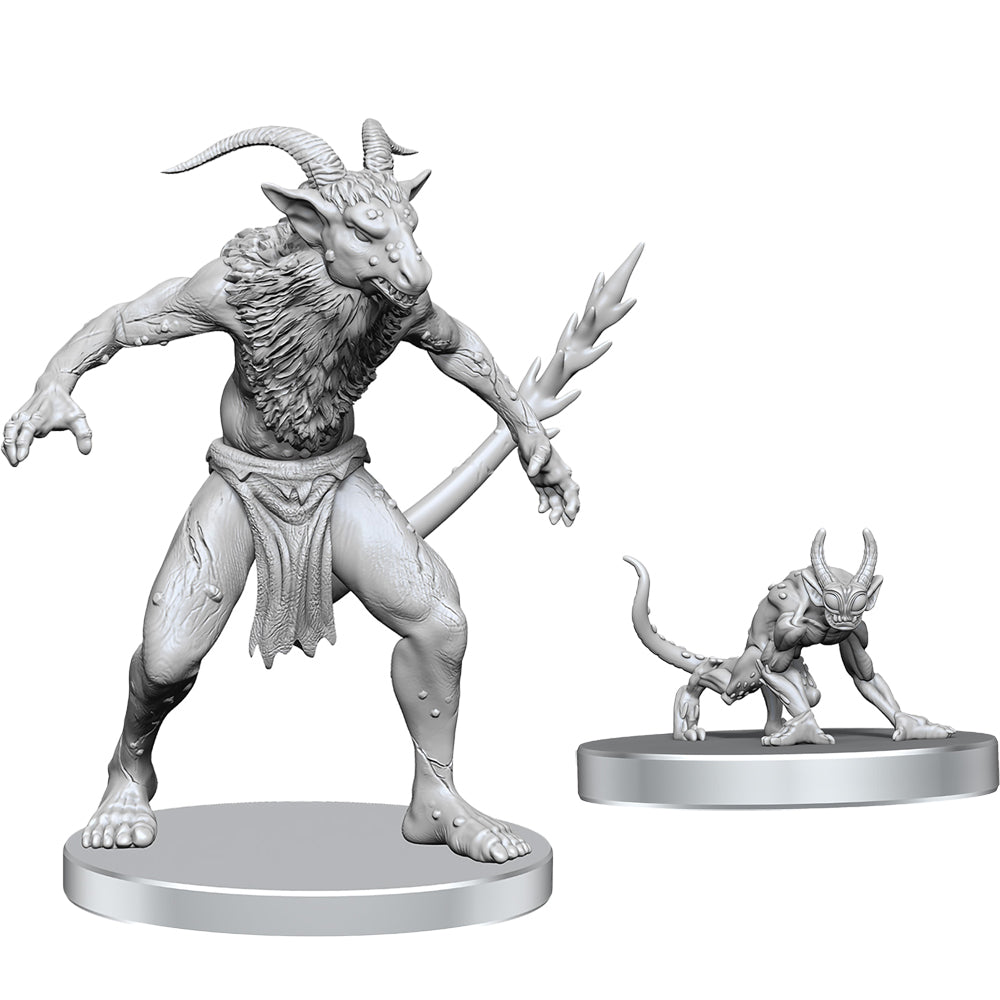 D&D - Minis - Nolzur's Marvelous Miniatures - Bulezau & Quasit