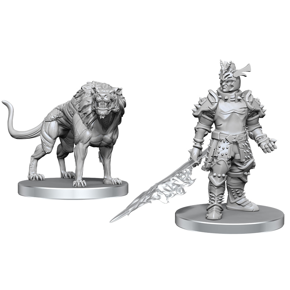 D&D - Minis - Nolzur's Marvelous Miniatures - Hellhound & Narzugon