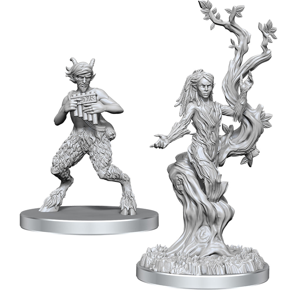 D&D - Minis - Nolzur's Marvelous Miniatures - Satyr & Dryad