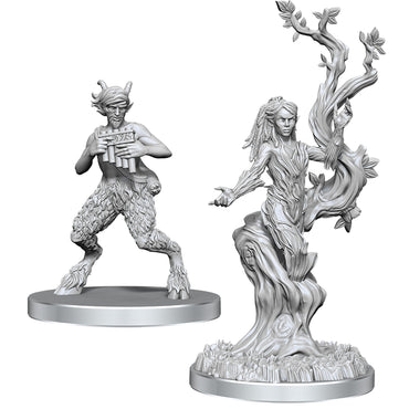 D&D - Minis - Nolzur's Marvelous Miniatures - Satyr & Dryad