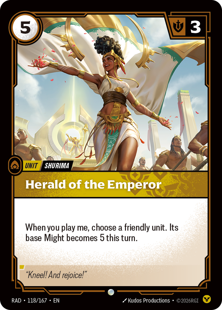 Herald of the Emperor (Radiance - 118-167)
