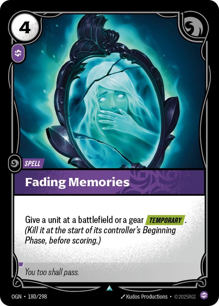 Fading Memories (Origins - 180-298)