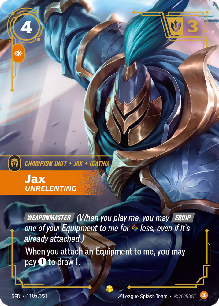 Jax, Unrelenting (Spiritforged - 119a-221)