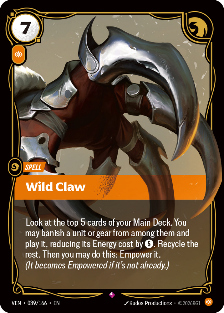 Wild Claw (Vendetta - 089-166)