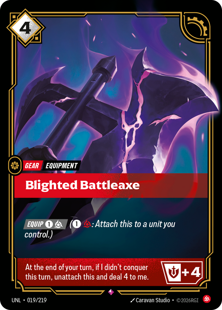Blighted Battleaxe (Unleashed - 019-219)