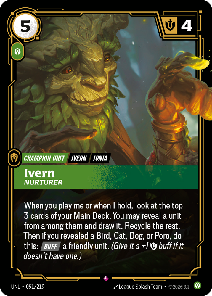 Ivern, Nurturer (Unleashed - 051-219)