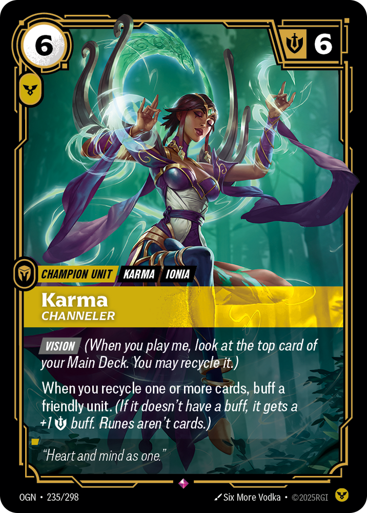 Karma, Channeler (Origins - 235-298)