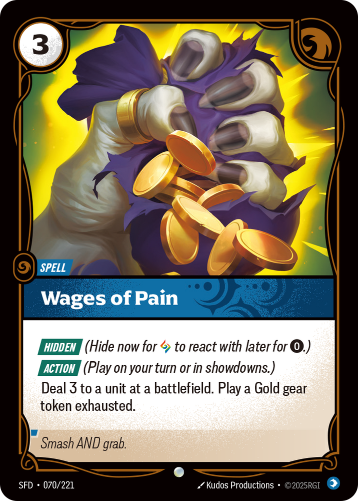 Wages of Pain (Spiritforged - 070-221)