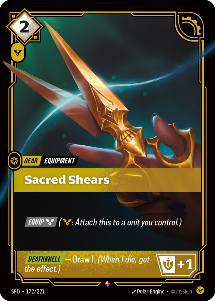 Sacred Shears (Spiritforged - 172-221)