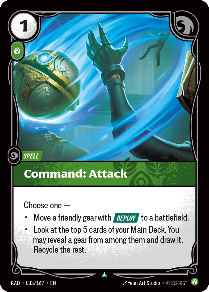 Command: Attack (Radiance - 033-167)